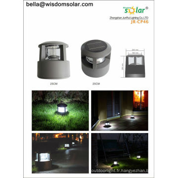 CE & brevet vendables bollard axée sur le solaire lumière solaire lampe-bougie (JR-CP46)